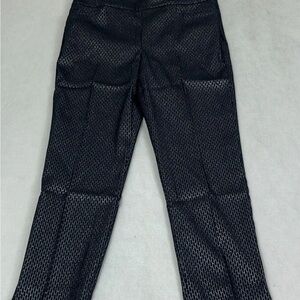 Stylish Black Patterned Pants